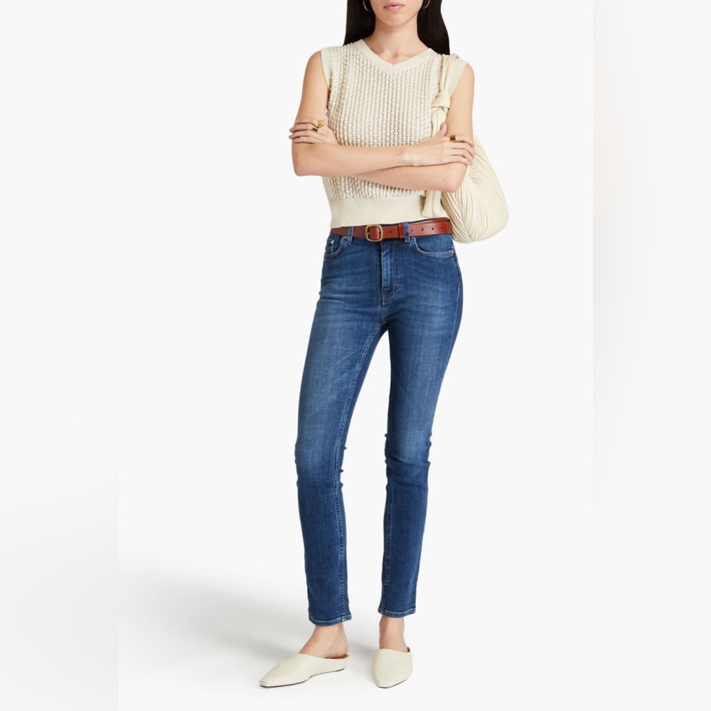 TOTEME
Faded high-rise skinny jeans